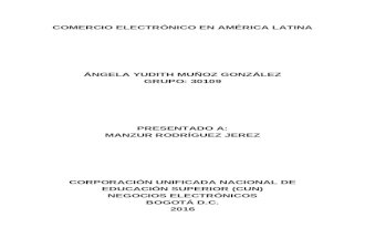 Negocios electronicos: comercio electrónico en américa latina