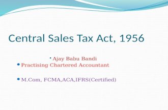 Central Sales Tax