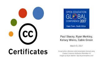 Creative Commons Certificates