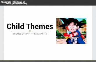 April 2016 - Atlanta WordPress Users Group - Child Themes