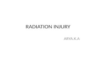 Radiation injury