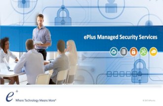 ePlus Managed Security Services