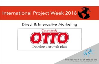 Direct & Interactive marketing - Otto case study " Develop a growth plan