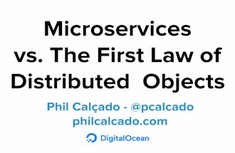 Microservices vs. The First Law of Distributed Objects - GOTO Nights Chicago 2017