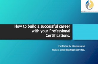 How to build a successful career with your professional Certifications
