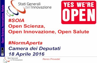 SGI_Open Innovation_Open scienza_Open Salute_slide_MONTE CITORIO_18aprile2016