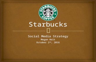 Starbucks Social Media Strategy