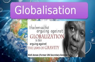 Globalisation and its impact on modern world