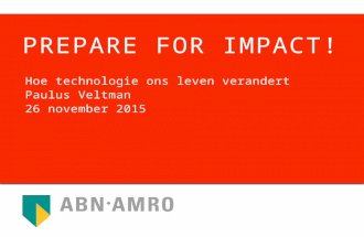 20151126 Prepare for Impact - ABN AMRO