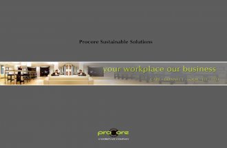Procore sustainable solutions