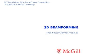 3D Beamforming