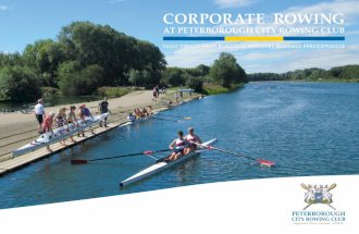 Corporate Rowing - Peterborough City Rowing Club - V3