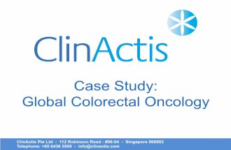 ClinActis - Case Study: Global Colorectal Oncology