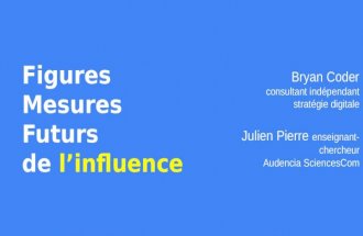 Figures, mesures et futurs de l'influence