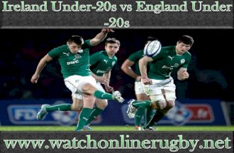 live Ireland Under-20 vs England Under-20