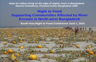 Sandbar Cropping: Transforming lands transforming lives  practical action bangladesh
