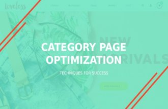 Category Page Optimization