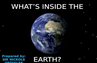What's inside the earth