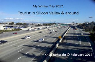 Tourist in Silicon Valley - My Winter Trip 2017