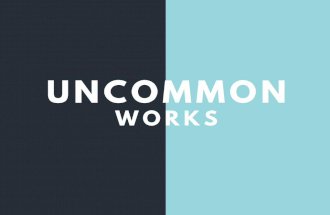 Uncommon Works Marketing Group Capabilities