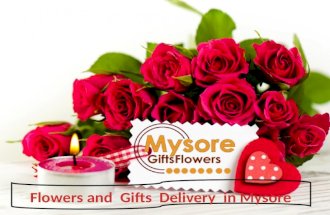Mysoregiftsflowers: Best place to select flowers and gifts online