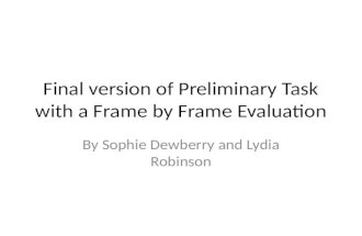 Frame by Frame Evaluation