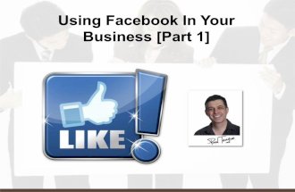Using Facebook For Business [part 1]
