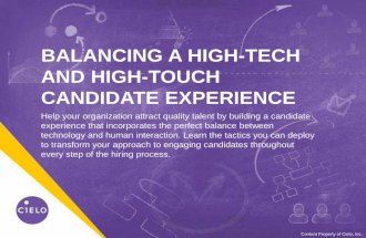 Balancing a High-Tech & High-Touch Candidate Experience