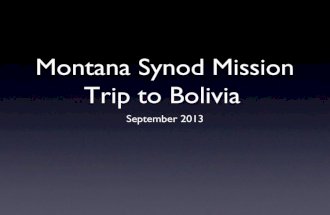 Bolivia mission trip 2013