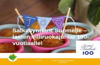 Safkasynttärit Suomelle. Suomen 4H-liitto