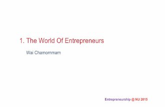 the world of entrepreneurs nu 2015