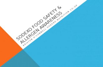 UPDATED Sodexo Allergen Training