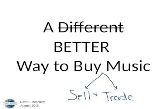 Murfie - A Better Way to Buy Music (Toastmasters Speech, August 2015)