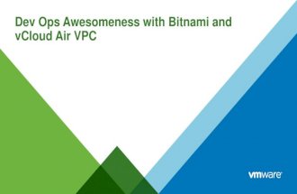 Accelerating DevOps through Bitnami Lunchpad on vCloud Air