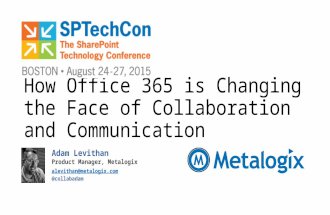 How Office 365 is Changing the Face of Collaboration and Communication