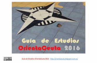 Guía de Estudios OrientaCeuta 2016