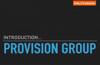 Provision group presentation