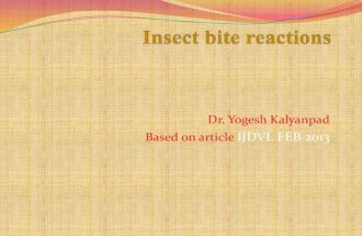 Insect bite reactions