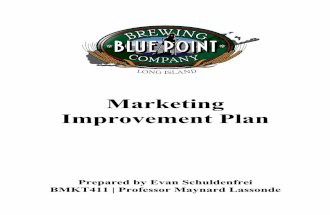 Blue Point Brewing Company Mock Marketing Improvement Plan