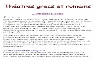 Theatre dans l'antiquité greque et romaine 02