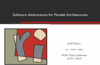 HDR Defence - Software Abstractions for Parallel Architectures