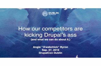 Drupal's competition