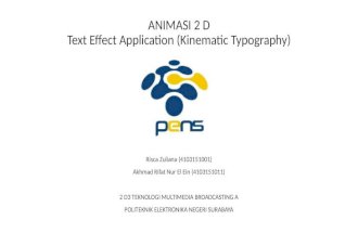 Text effects application