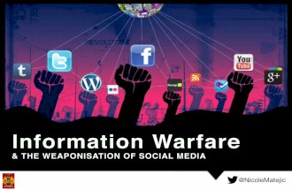 Social Media, PR and Information Warfare