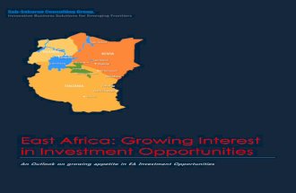East Africa  Growing Interest in Investment Opportunities