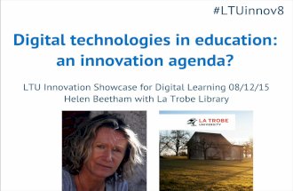 La Trobe Uni Innovation Showcase keynote