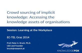 Crowd sourcing of implicit knowledge
