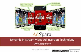 Introducing AdSparx Dynamic Ad Insertion Platform