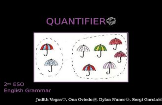 Quantifiers project G6