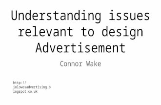 Advertisement connor wake